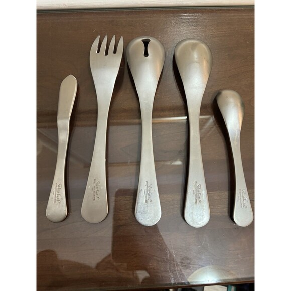 Robert Welch PENDULUM 18/10 Satin 5pc Serving Set - Picture 2 of 9